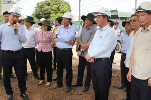 Phó Chủ tịch Quốc hội Nguyễn Hồng Diên kiểm tra cao tốc Biên Hòa-Vũng Tàu, sân bay Long Thành
