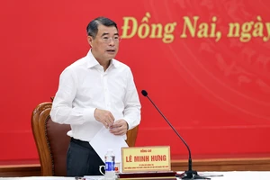 Thủ tướng Lê Minh Hưng làm việc với Ban Thường vụ Thành ủy Đồng Nai