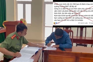 Phạt người đàn ông đăng thông tin thuê người đi đánh nhau lên Facebook để 'câu like'