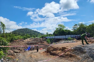 Nam thanh niên tử vong dưới trụ cầu đang thi công