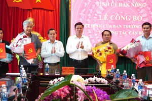 Điều động nhiều nhân sự mới ở Đắk Nông