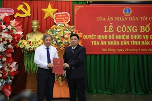 TAND tỉnh Đắk Nông có tân chánh án