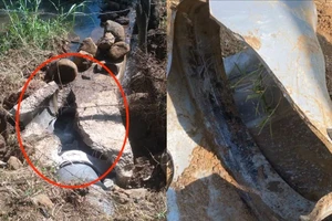 Tiểu dự án tưới tiêu hơn 72 tỉ đồng bị vỡ đường ống lần thứ 14 khi đang chạy thử