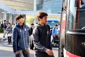 'Quân xanh' của U-23 VN đến Hà Nội