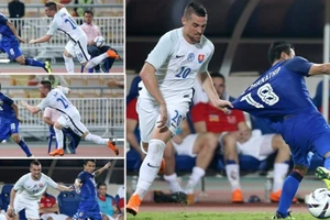 'Chơi bẩn' với Messi Thái, Slovakia vô địch