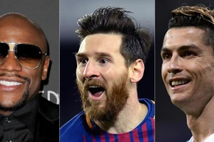 Messi, Ronaldo… 'ngửi khói' Mayweather