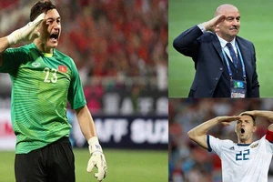 Giải mã 'cách chào quân đội' của thủ môn Đặng Văn Lâm