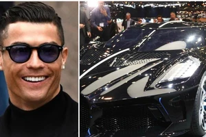 Ronaldo mua siêu xe Bugatti giá 11 triệu euro