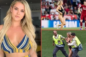 Nhiều cầu thủ Liverpool tán tỉnh 'cô gái nóng' ở chung kết C1