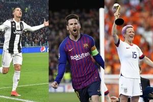 Ai qua mặt nổi Ronaldo và Rapinoe?