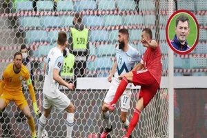 Dzuyba hai lần đốt lưới TM của Atletico, Nga lên đầu