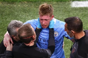 De Bruyne gãy mũi làm sao đá với Nga ngày 12-6
