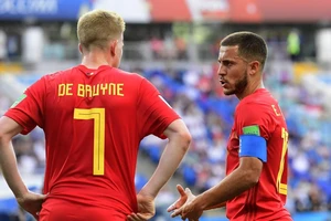 Bỉ chờ De Bryune và Hazard đến phút cuối