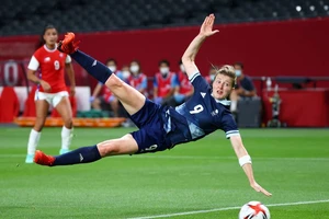 Chùm ảnh qua những kết quả sốc môn bóng đá nữ Olympic