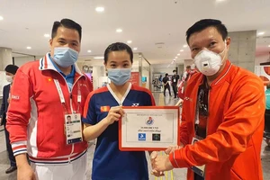 Hotgirl Thùy Linh xuất sắc hạ tay vợt Pháp ở Olympic