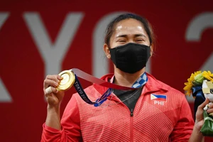 VĐV Philippines giành HCV, phá kỷ lục Olympic
