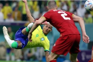 “Xe đạp chổng ngược” của Richarlison là đẹp nhất World Cup