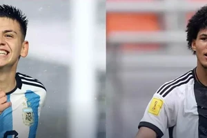 Xem “truyền nhân Messi” chạm trán “cỗ xe tăng Đức”