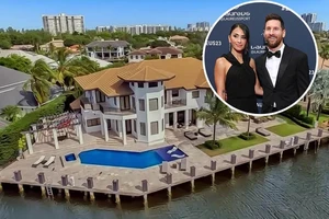 Căn nhà lấn sông của Messi