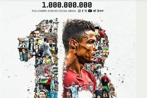 Ronaldo tri ân fan khi các kênh xã hội cán mốc 1 tỉ follow