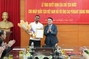 Mục tiêu khoác áo tuyển Việt Nam của Cao Pendant Quang Vinh 