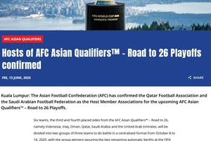 AFC bị chỉ trích vì chỉ định chủ nhà vòng Play off World Cup 2026