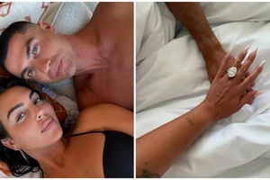 Chùm ảnh "ra giêng anh cưới em" của Ronaldo