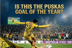 Tuyệt phẩm bàn thắng cú đá vắt chéo, nộp ngay hồ sơ ứng viên giải Puskas