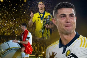 Chùm ảnh "King Ronaldo" lên ngôi ở Saudi Arabia