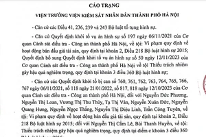 Truy tố thêm 2 cán bộ Sở TN&MT Hà Nội vì liên quan sai phạm đấu giá đất 