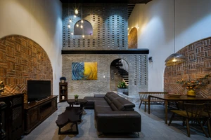 Ngôi nhà có khoảng không gian chung đẹp hút hồn