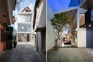 3 houses giải quyết nhược điểm trải dài của khu đất