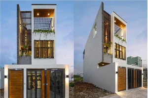 Mẫu nhà phố 3 tầng theo phong cách hiện đại