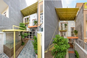 Ngôi nhà lợp mái tôn vẫn mát rười rượi ở TP.HCM