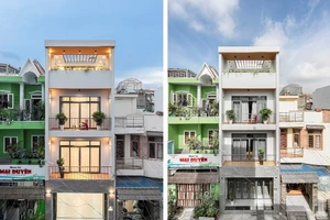 Ngôi nhà sáng và thoáng nhờ cách dời cầu thang