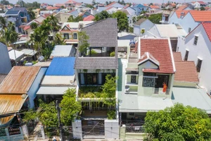 Không gian xanh mát trong nhà phố 3 tầng giữa lòng Hội An