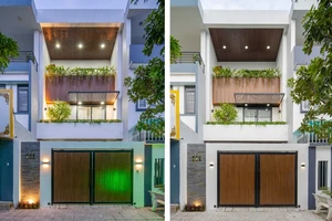 Nhà phố mang phong cách hiện đại và tối giản