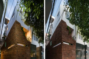 Chia nhà làm ba khối, chủ nhà vừa ở vừa cho thuê