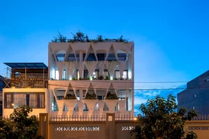 Ngôi nhà lệch tầng của gia đình 6 người ở Sơn La