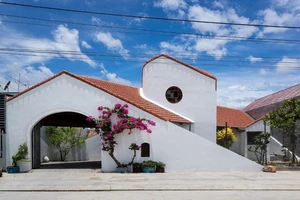 Ngôi nhà truyền thống của người Chăm ở Nha Trang