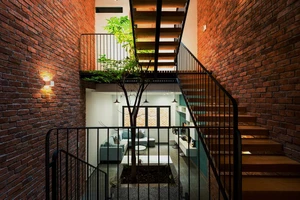 Ngôi nhà ở Sài Gòn mát lạnh nhờ giếng trời 