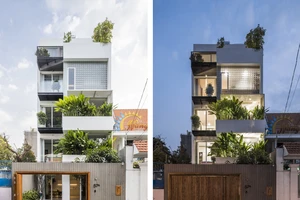 Ngôi nhà phố phủ đầy cây xanh nhìn là mê 