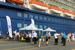 Chùm ảnh: Việt Nam đón 7.500 khách quốc tế bằng tàu biển