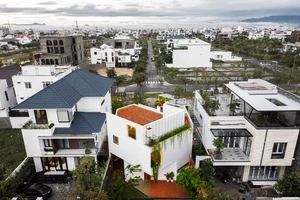 Ngôi nhà xoay 45 độ ở TP Đà Nẵng