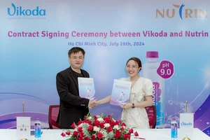 Nhãn hiệu nước khoáng kiềm xuất khẩu sang thị trường Trung Quốc