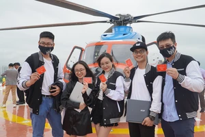 Phát triển lại tour du lịch ngắm TP.HCM trên cao bằng trực thăng 