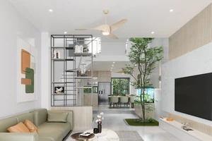 Nâng nền bếp cao hơn phòng khách: Nên hay không?