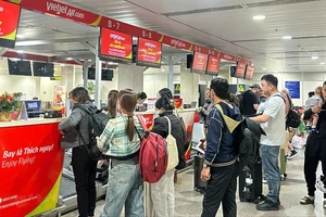 Sân bay Tân Sơn Nhất nhộn nhịp hành khách về quê ăn Tết