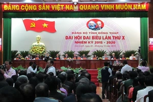 Khai mạc Đại hội đại biểu Đảng bộ tỉnh Đồng Tháp lần thứ X