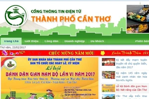 Cần Thơ:100% UBND cấp xã sẽ có trang tin điện tử